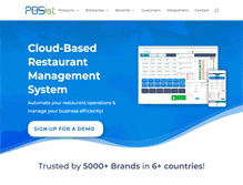 Tablet Screenshot of posist.com